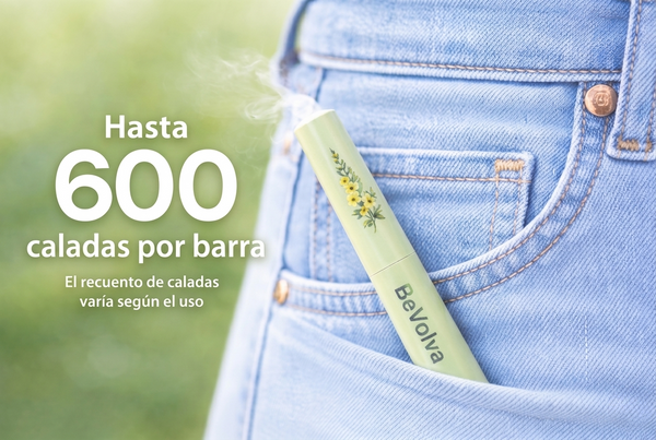 Hasta 600 caladas por unidad.