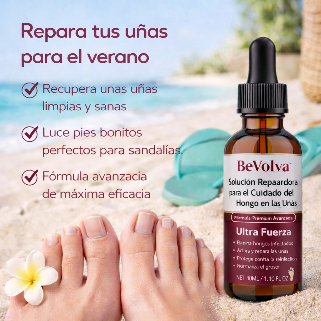BeVolva™ - Solución Reparadora para Uñas